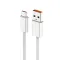 USB Data kabl Pluginn fast 25W USB na micro USB beli 1m.