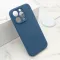 Futrola - maska VELVET TOUCH MagSafe za iPhone 15 Pro (6.1) plava (MS).