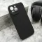 Futrola - maska VELVET TOUCH za iPhone 14 Pro Max (6.7) crna (MS).
