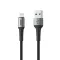 USB data kabl Superior SU-K104 Fast 12W 2.4A USB A na Lightning 1m crni (MS).