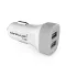 Auto punjac KONFULON C17 dual USB 5V 2.1A sivi.