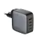 Kucni punjac sa adapterima LDNIO Q408 GaN PPS QC3.0 (30W), 3xPD3.0 (100W), 100W Max, a Type C na Type C kablom crni.