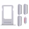 Drzac SIM kartice+set bocnih dugmica za iPhone 6 Plus BELI(volume+on/off+silent).