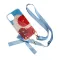 Futrola - maska Fashion Strap Glitter za iPhone 11 Pro Max 6.5 plava.