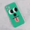 Futrola - maska Smile face za iPhone 12 Pro 6.1 zelena.