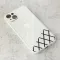 Futrola - maska Diamond Heart za iPhone 14 Plus 6.7 bela.