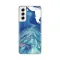 Silikonska futrola - maska print za Samsung G990 Galaxy S21 FE Blue Marble.