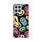 Silikonska futrola - maska print za Huawei Honor X8 Black Color Smiles.
