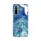 Silikonska futrola - maska print za Huawei P40 Lite Blue Marble.