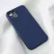 Futrola - maska Teracell Soft Velvet za iPhone 13 6.1 tamno plava.
