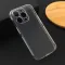 Silikonska futrola - maska Ultra Thin with pluggy za iPhone 15 Pro 6.1 Transparent.