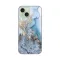Silikonska futrola - maska print za iPhone 15 6.1 Blue Gold Marble.