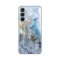 Silikonska futrola - maska print za Samsung A256 Galaxy A25 5G Blue Gold Marble.