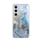 Silikonska futrola - maska print za Samsung S921B Galaxy S24 Blue Gold Marble.