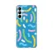 Silikonska futrola - maska print za Samsung A156 Galaxy A15 5G Happy Lines blue.