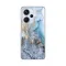 Silikonska futrola - maska print za Xiaomi Redmi Note 13 Pro Plus Blue Gold Marble.