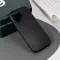 Silikonska futrola - maska Skin za iPhone 16 6.1 mat crna.