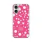 Silikonska futrola - maska print Skin za iPhone 16 6.1 Dottie Dottie Pink.