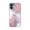 Silikonska futrola - maska print za iPhone 16 Plus 6.7 Pink Marble.