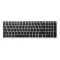 Tastatura za laptop HP 470 G5 sivi frame.