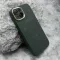 Futrola - maska CARBON MagSafe za iPhone 14 (6.1) zelena (small camera) (MS).