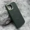 Futrola - maska CARBON MagSafe za iPhone 12/12 Pro (6.1) zelena (big camera) (MS).