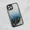 Futrola - maska Frame Glitter za iPhone 12 Pro 6.1 crna.