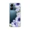 Silikonska futrola - maska print Skin za Xiaomi Redmi 13C Blue Roses.