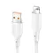 USB Data kabl KONFULON DC64, 3A, USB iPhone Lightning beli 1m.
