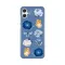 Silikonska futrola - maska print za Samsung A055 Galaxy A05 Dusty Blue.