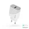 Kucni punjac Pluginn PI-D52S, QC3.0 18W sa micro USB kablom beli CE.