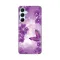 Silikonska futrola - maska print za Samsung A556 Galaxy A55 5G Butterfly And Flowers.