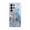 Silikonska futrola - maska print za Samsung S938 Galaxy S25 Ultra Blue Gold Marble.
