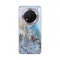Silikonska futrola - maska print za Huawei Honor Magic 7 lite Blue Gold Marble.