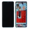 LCD ekran / displej za Huawei P30 PRO + touchscreen Black + frame Aurora Blue OEM.