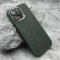 Futrola - maska CARBON MagSafe za iPhone 16 Pro Max (6.9) zelena (small camera) (MS).