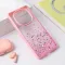 Futrola - maska Frame Glitter za Xiaomi Redmi Note 14 Pro Plus 5G roze.