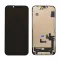LCD ekran / displej za iPhone 14 + touchscreen Black Soft OLED (JK).
