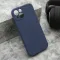 Futrola - maska VELVET TOUCH za iPhone 13 (6.1) tamno plava (MS).