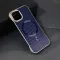 Futrola - maska Magsafe Carbon za iPhone 15 6.1 plava.