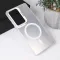 Futrola - maska Magsafe Clear za Samsung S938 Galaxy S25 Ultra 5G srebrna.