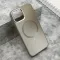 Futrola - maska COLOR METAL MagSafe za iPhone 12/12 Pro (6.1) srebrna (MS).