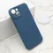 Futrola - maska VELVET TOUCH MagSafe za iPhone 15 (6.1) plava (MS).