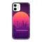 Futrola - maska ultra tanki print CLEAR NEON WAVE za iPhone 12/12 Pro (6.1) NW04 (MS).