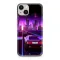 Futrola - maska ultra tanki print CLEAR NEON WAVE za iPhone 14 (6.1) NW03 (MS).