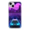 Futrola - maska ultra tanki print CLEAR NEON WAVE za iPhone 14 (6.1) NW02 (MS).