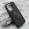 Futrola - maska Square Ring za iPhone 15 Pro (6.1) crna (MS).
