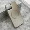 Futrola - maska COLOR METAL MagSafe za iPhone 13 (6.1) srebrna (MS).