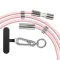 USB data kabl Moxom MX-CB313 Type-C to Lightning strap pink (MS).