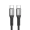 USB data kabl Moxom MX-CB235 PD 60W Type-C na Type-C 1m crni (MS).